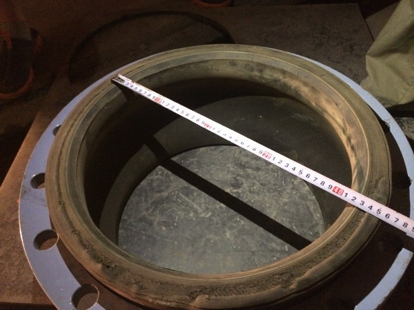 上海淞江橡膠接頭，大口徑法蘭橡膠接頭，橡膠接頭試壓，橡膠接頭漏水